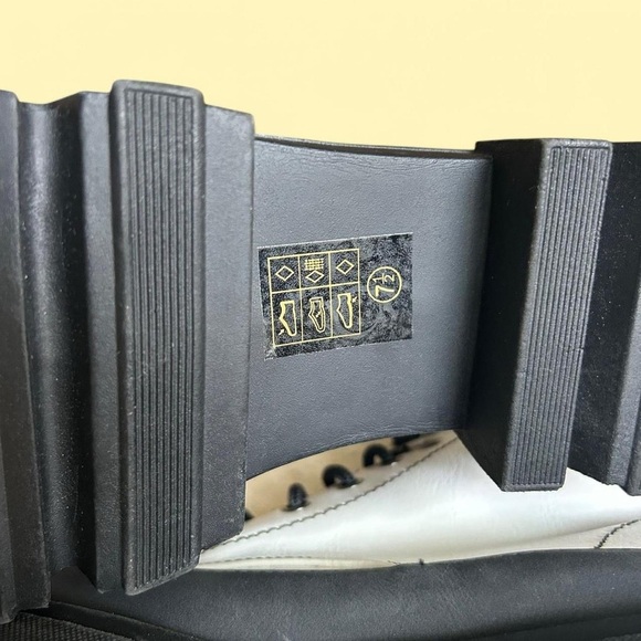 New Portland Boot Co Lace-Up Platform Boots White 7.5 | Never Worn! - Picture 6 of 7